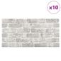 Preview: Wandpaneele 10 pcs Hellgrau 100 x 50 cm EPS-Schaum