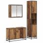 Preview: Badezimmermöbel-Set 3 stk. Altholz 90 x 33 x 60 cm