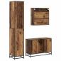 Preview: Badezimmermöbel-Set 3 stk. Altholz 90 x 33 x 60 cm