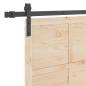 Preview: Schiebetür Natur 100 x 208 cm Massives Kiefernholz