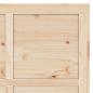 Preview: Schiebetür Natur 100 x 208 cm Massives Kiefernholz