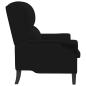 Preview: Sessel Schwarz 76 x 94 x 102 cm Mikrofaser