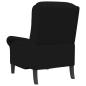 Preview: Sessel Schwarz 76 x 94 x 102 cm Mikrofaser