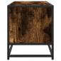 Preview: TV-Schrank Räuchereiche 80x34,5x40 cm Holzwerkstoff und Metall