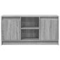 Preview: TV-Schrank mit LED-Beleuchtung Grau Sonoma 100x34x50 cm