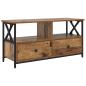 Preview: TV-Schränk Altholz 90 x 33 x 45 cm Ingenieure Holz und Stahl