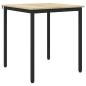 Preview: Esstische 70 x 70 x 75 cm Holzwerkstoff Sonoma-Eiche