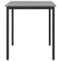 Preview: Esstische 70 x 70 x 75 cm Holzwerkstoff Sonoma-Grau Quadratisch