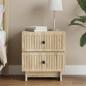 Preview: ARDEBO.de - Nachttisch Sonoma-Eiche 43 x 34,5 x 47,5 cm Holzwerkstoff