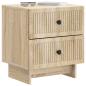 Preview: Nachttisch 2 stk. Sonoma-Eiche 43 x 34,5 x 47,5 cm