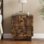 Preview: ARDEBO.de - Nachttisch Geräucherte Eiche 43 x 34,5 x 47,5 cm Holzwerkstoff