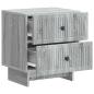 Preview: Nachttisch Graues Sonoma 43 x 34,5 x 47,5 cm Holzwerkstoff