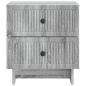 Preview: Nachttisch Graues Sonoma 43 x 34,5 x 47,5 cm Holzwerkstoff