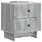Preview: Nachttisch 2 stk. Graues Sonoma 43 x 34,5 x 47,5 cm