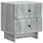 Preview: Nachttisch 2 stk. Graues Sonoma 43 x 34,5 x 47,5 cm