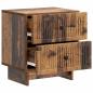 Preview: Nachttisch Altholz 43 x 34,5 x 47,5 cm Holzwerkstoff