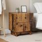 Preview: Nachttisch 2 stk. Altholz 43 x 34,5 x 47,5 cm Holzwerkstoff