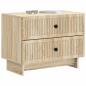 Preview: Nachttisch Sonoma-Eiche 62 x 34,5 x 47,5 cm Holzwerkstoff