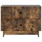 Preview: Nachttisch Räuchereiche 62 x 34,5 x 47,5 cm Holzwerkstoff