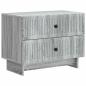 Preview: Nachttisch Sonoma-Grau 62 x 34,5 x 47,5 cm Holzwerkstoff