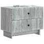 Preview: Nachttisch Sonoma-Grau 62 x 34,5 x 47,5 cm Holzwerkstoff