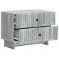 Preview: Nachttisch Sonoma-Grau 62 x 34,5 x 47,5 cm Holzwerkstoff