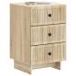 Preview: Nachttisch Sonoma-Eiche 43 x 41 x 66,5 cm Holzwerkstoff