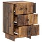 Preview: Nachttisch Altholz 43 x 41 x 66,5 cm Holzwerkstoff