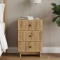 Preview: ARDEBO.de - Nachttisch Artisan-Eiche 43 x 41 x 66,5 cm Holzwerkstoff