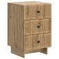 Preview: Nachttisch Artisan-Eiche 43 x 41 x 66,5 cm Holzwerkstoff
