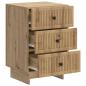 Preview: Nachttisch Artisan-Eiche 43 x 41 x 66,5 cm Holzwerkstoff