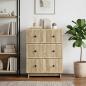 Preview: ARDEBO.de - Schubladenschrank 66 x 34,5 x 90 cm Holzwerkstoff Sonoma-Eiche