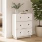 Preview: ARDEBO.de - Schubladenschrank 66 x 34,5 x 90 cm Holzwerkstoff