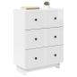 Preview: Schubladenschrank 66 x 34,5 x 90 cm Holzwerkstoff