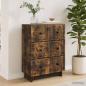 Preview: ARDEBO.de - Schubladenschrank 66 x 34,5 x 90 cm Holzwerkstoff Räuchereiche