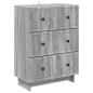 Preview: Schubladenschrank 66 x 34,5 x 90 cm Holzwerkstoff Sonoma-Grau