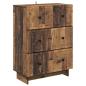 Preview: Schubladenschrank 66 x 34,5 x 90 cm Holzwerkstoff Altholz