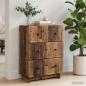 Preview: Schubladenschrank 66 x 34,5 x 90 cm Holzwerkstoff Altholz