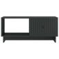 Preview: Couchtisch Schwarz 90 x 50 x 40 cm Holzwerkstoff