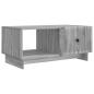 Preview: Couchtisch Sonoma-Grau 90 x 50 x 40 cm Holzwerkstoff