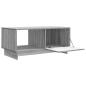 Preview: Couchtisch Sonoma-Grau 90 x 50 x 40 cm Holzwerkstoff