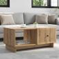 Preview: ARDEBO.de - Couchtisch Artisan-Eiche 90 x 50 x 40 cm Holzwerkstoff