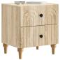 Preview: Nachttisch 2 stk. Sonoma-Eiche 43 x 34,5 x 48 cm Holzwerkstoff