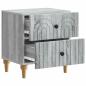 Preview: Nachttisch Graues Sonoma 43 x 34,5 x 48 cm Holzwerkstoff