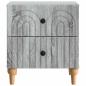 Preview: Nachttisch Graues Sonoma 43 x 34,5 x 48 cm Holzwerkstoff