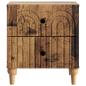 Preview: Nachttisch Altholz 43 x 34,5 x 48 cm Holzwerkstoff