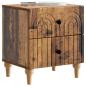 Preview: Nachttisch 2 stk. Altholz 43 x 34,5 x 48 cm Holzwerkstoff