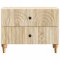 Preview: Nachttisch Sonoma-Eiche 62 x 34,5 x 48 cm Holzwerkstoff