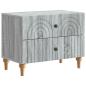 Preview: Nachttisch Graues Sonoma 62 x 34,5 x 48 cm Holzwerkstoff