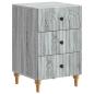 Preview: Nachttisch Sonoma-Grau 43x 41 x 66,5 cm Holzwerkstoff